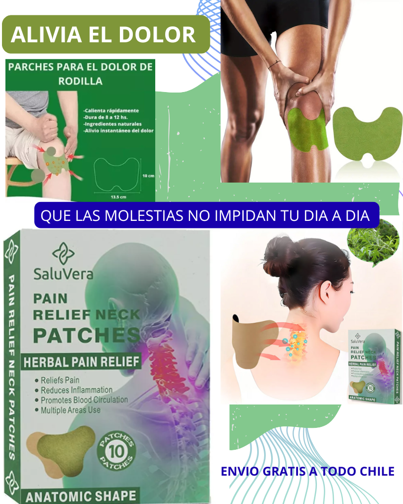 20 PARCHES PARA DOLORES DE RODILLA