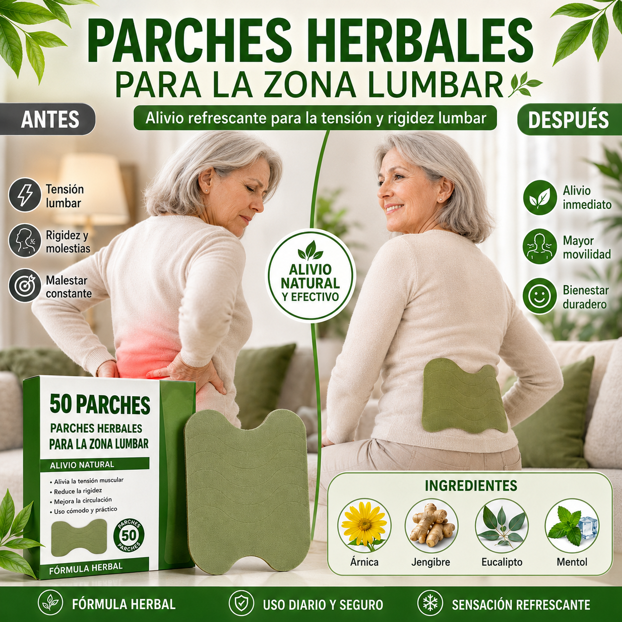 50 Parches para el dolor de rodilla