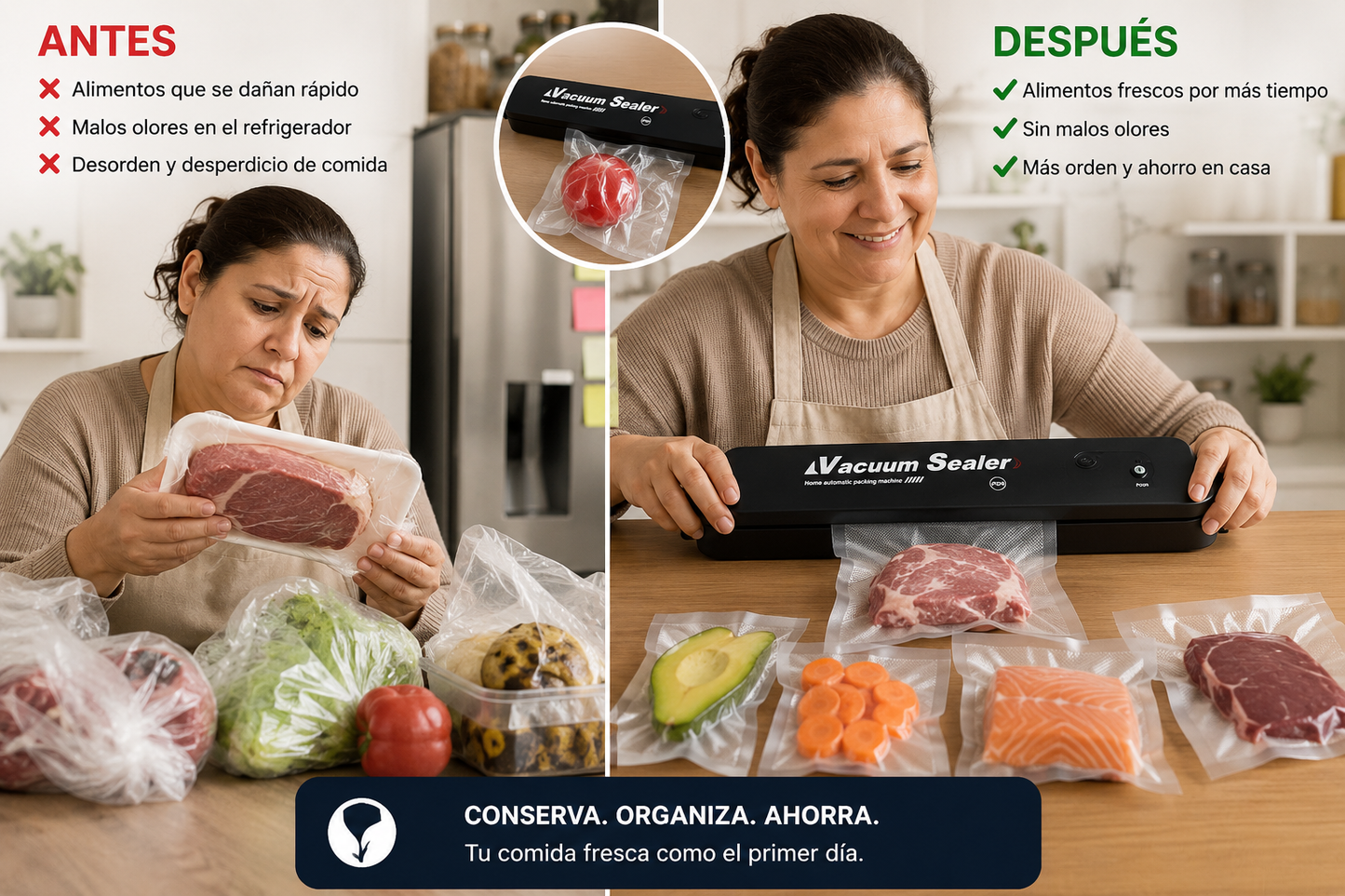 UPSELLE SELLADORA + BOLSAS REGALO