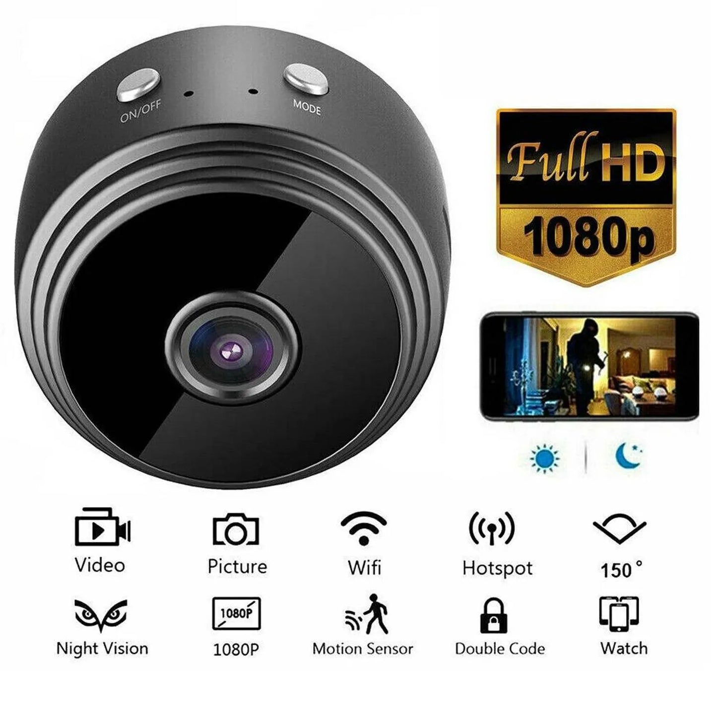 Mini Cámara Espía A9